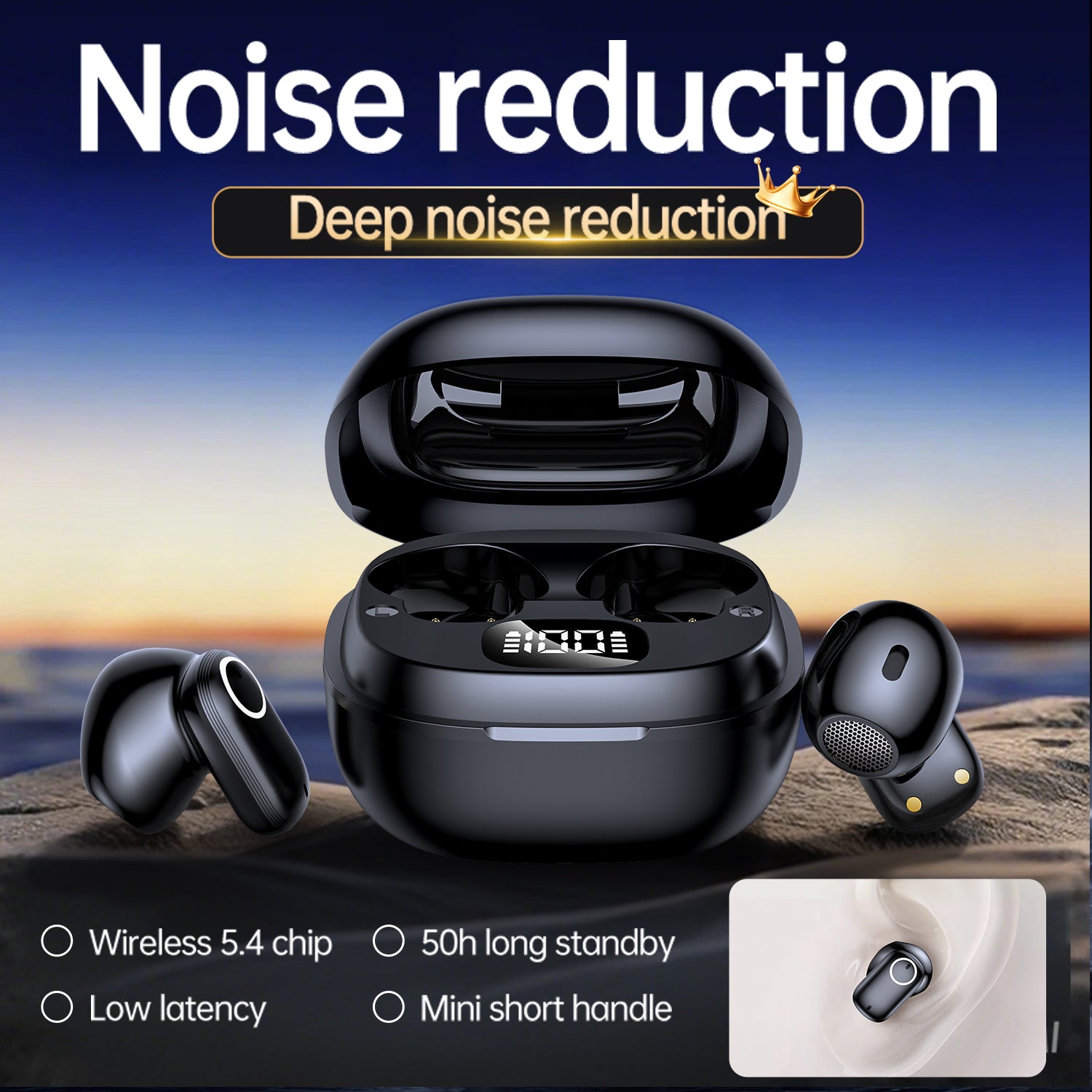 Acer OHR501 Wireless Earbuds 2025 New Mini Invisible Sleep Headset