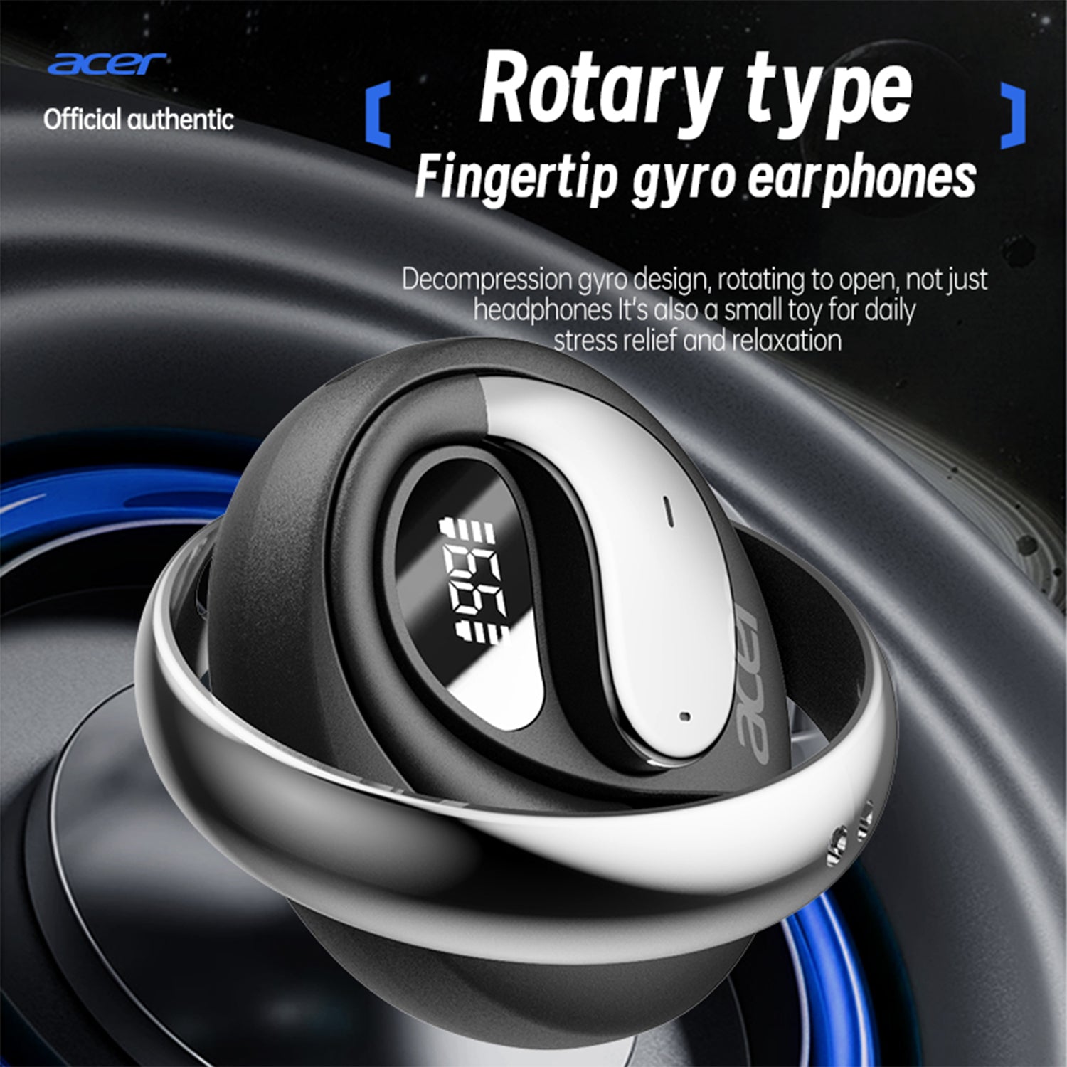 Acer OHR550 Wireless Earbuds 2025 New Clip On Ear Immersive Experience Studio Level Long Standby