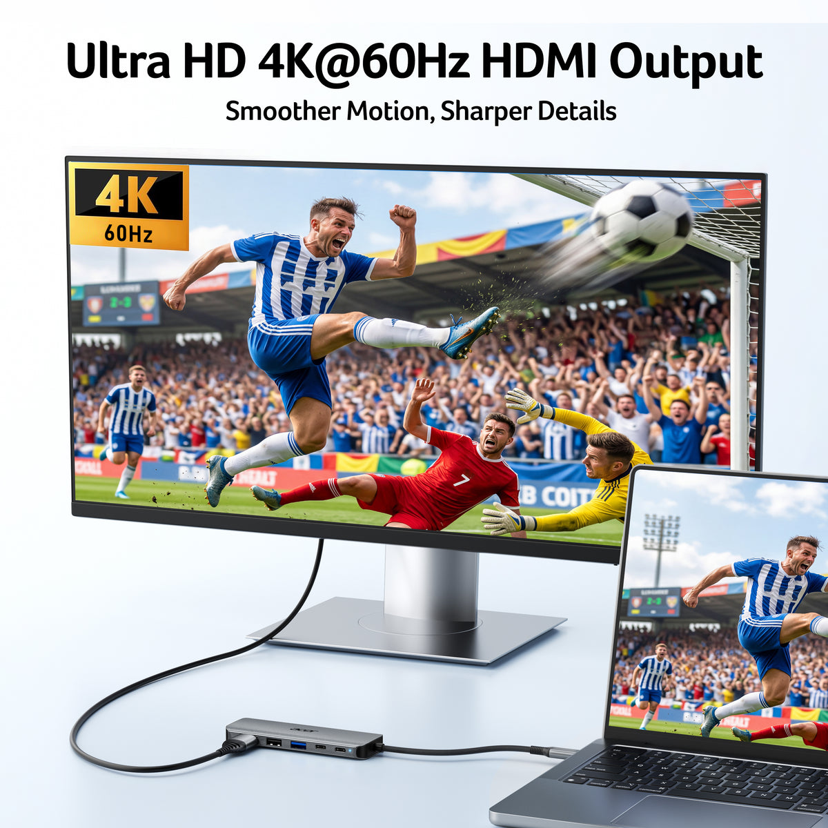 Acer 5-in-1 USB-C Hub | 4K@60Hz HDMI, 5Gbps Data, 100W PD