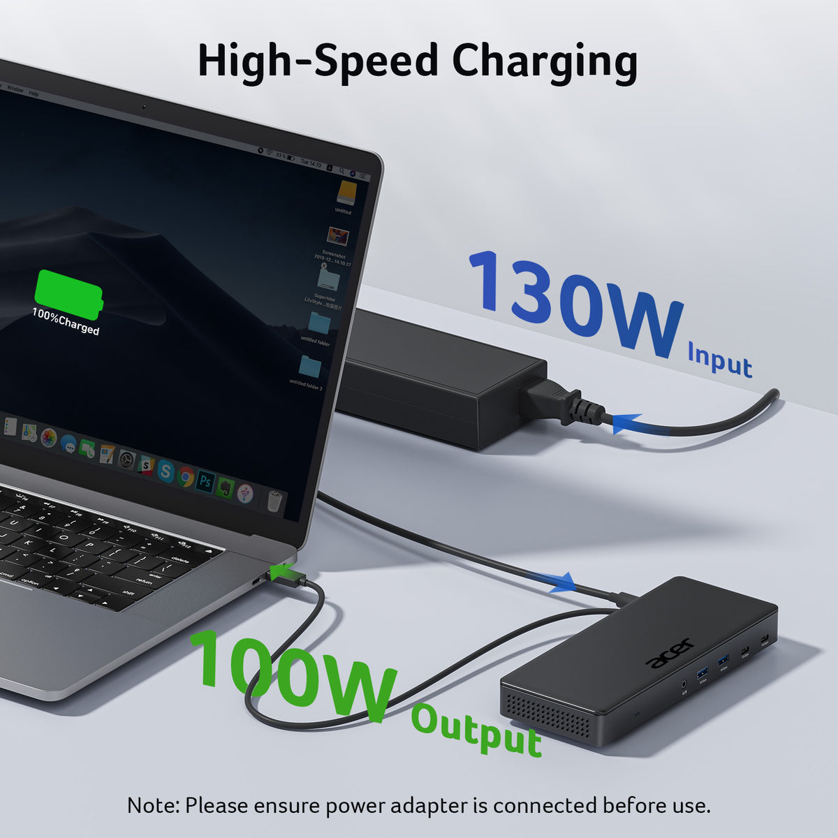 Acer 15-in-1 USB-C Docking Station | DisplayLink Triple 4K@60Hz, 10Gbps, 130W Power