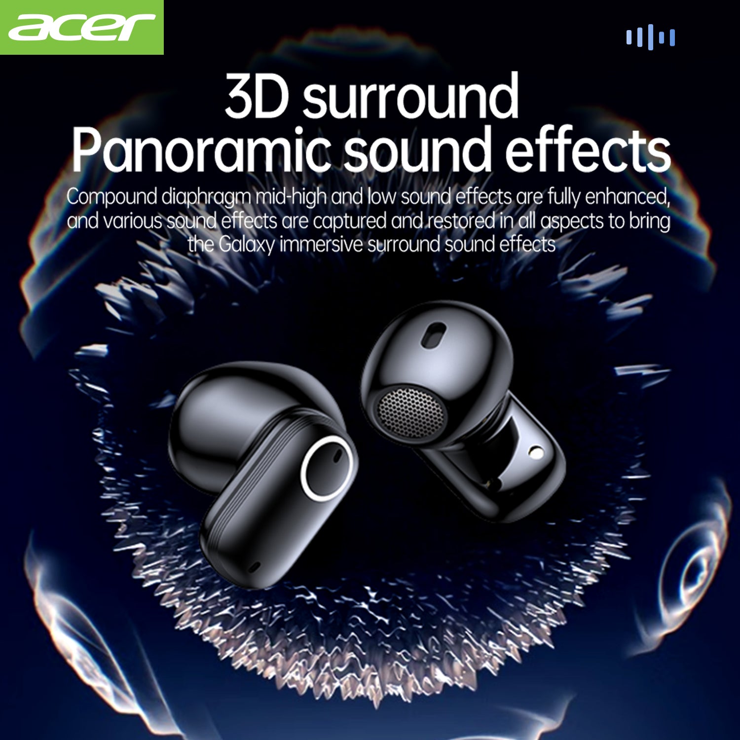 Acer OHR501 Wireless Earbuds 2025 New Mini Invisible Sleep Headset