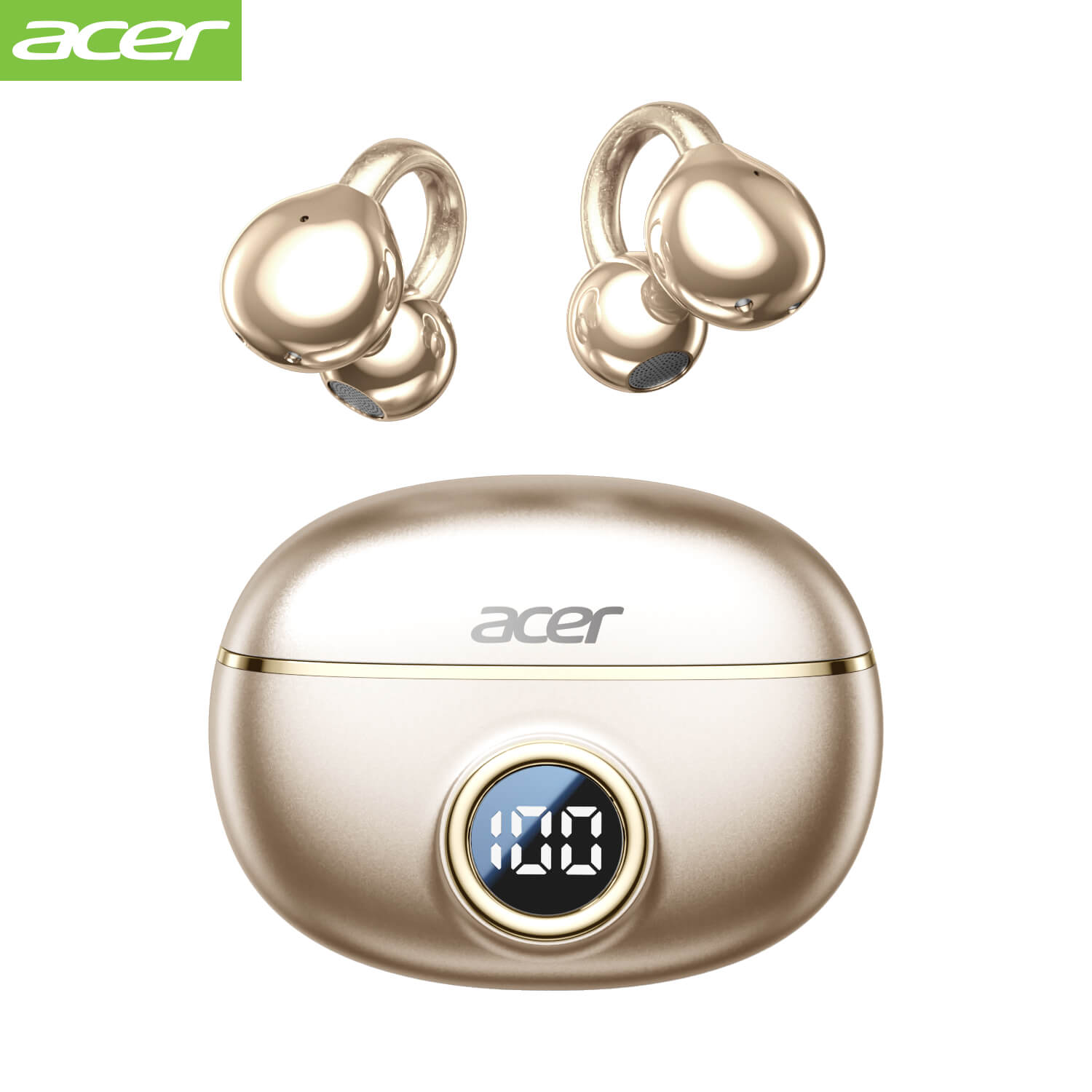 Acer OHR512 Wireless Earbuds 2025 New Clip On Ear Sports Running Long Life High Sound Quality