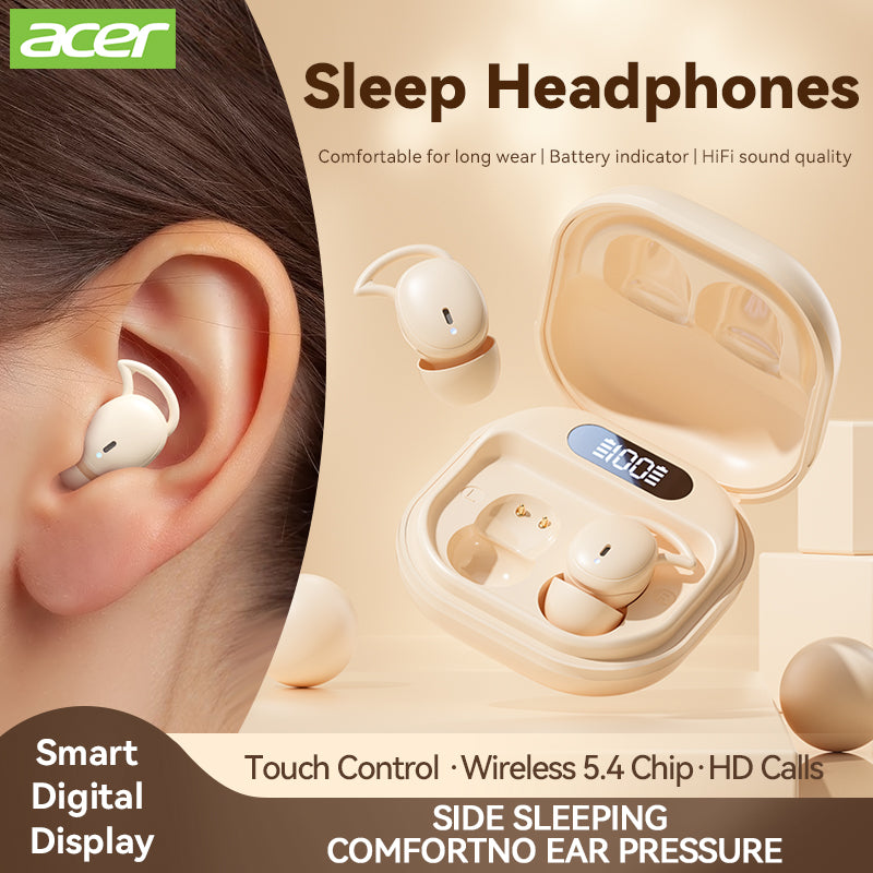 Acer OHR507 Wireless Earbuds 2025 New Mini Invisible Sleep Headset