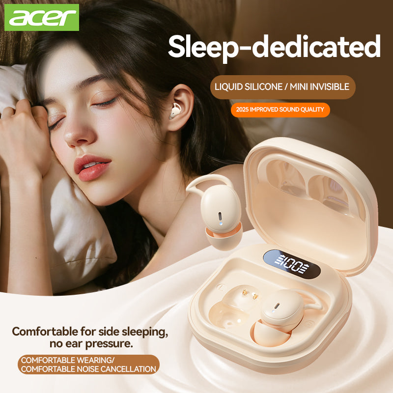 Acer OHR507 Wireless Earbuds 2025 New Mini Invisible Sleep Headset