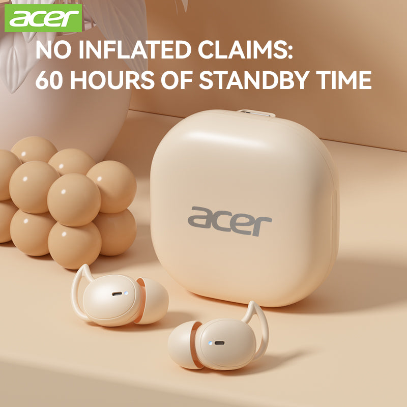 Acer OHR507 Wireless Earbuds 2025 New Mini Invisible Sleep Headset