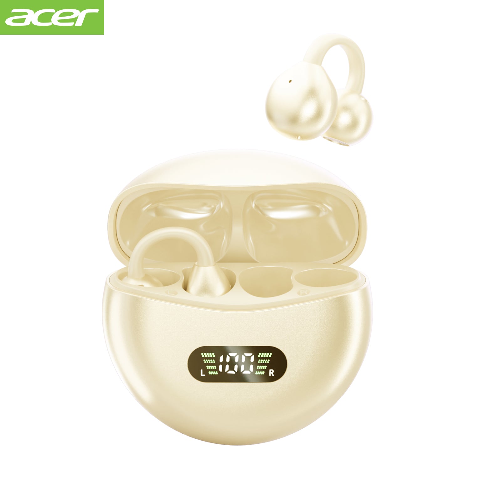 Acer OHR511 Wireless Earbuds 2025 New Clip On Ear Sports Running Long Life High Sound Quality