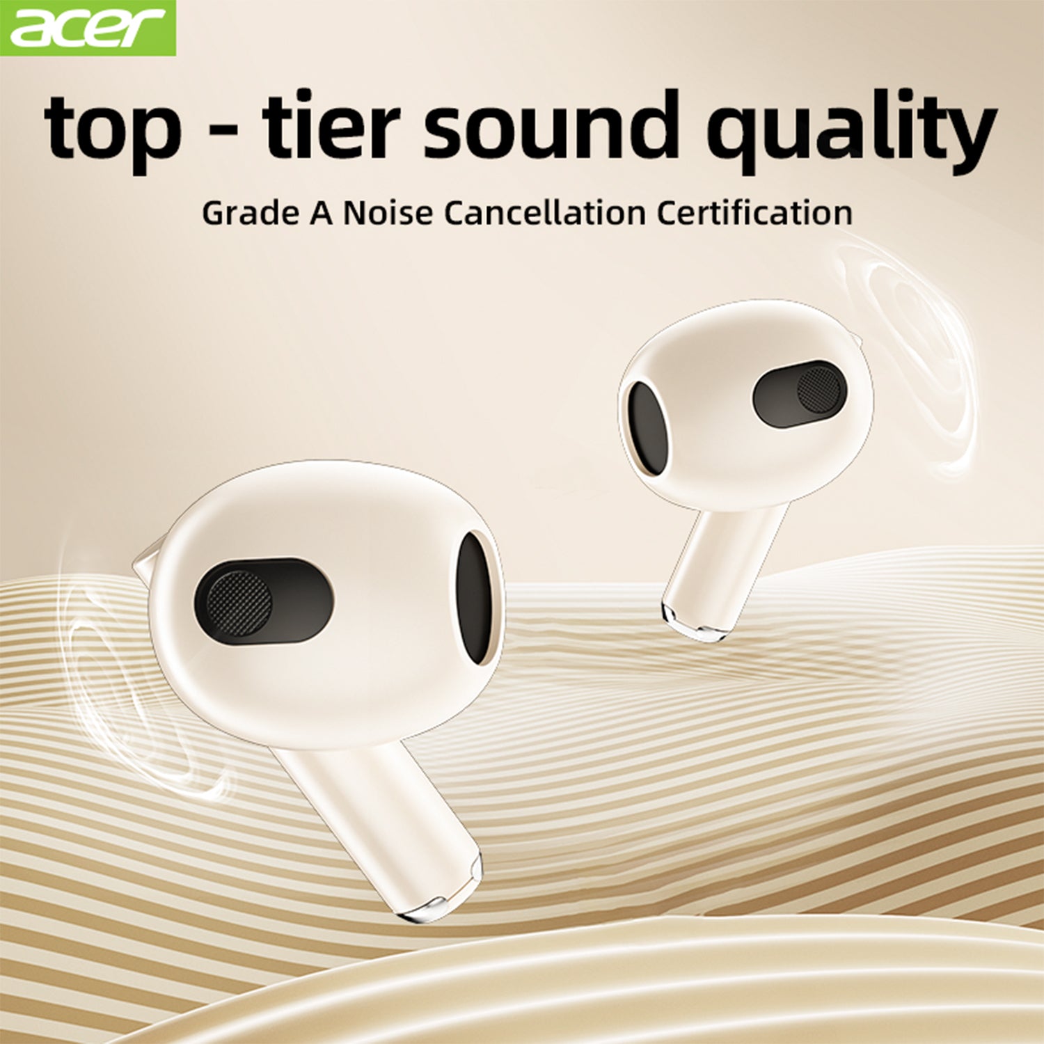 Acer OHR552 Wireless Earbuds 2025 New Mini Invisible Sleep Headset Comfortable Wear Acoustic Cavity