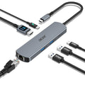 Acer 6 in 1 USBC Hub with Ethernet, 4K@60Hz USBC to HDMI Multiport Adapter