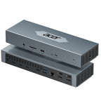Acer Thunderbolt 4 Dock, 16 in 1 DisplayLink Docking Station 4 Monitor