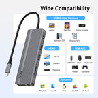 Acer 11 in 1 USB C HUB Multiport Adapter 10Gbps, 4K@60Hz HDMI