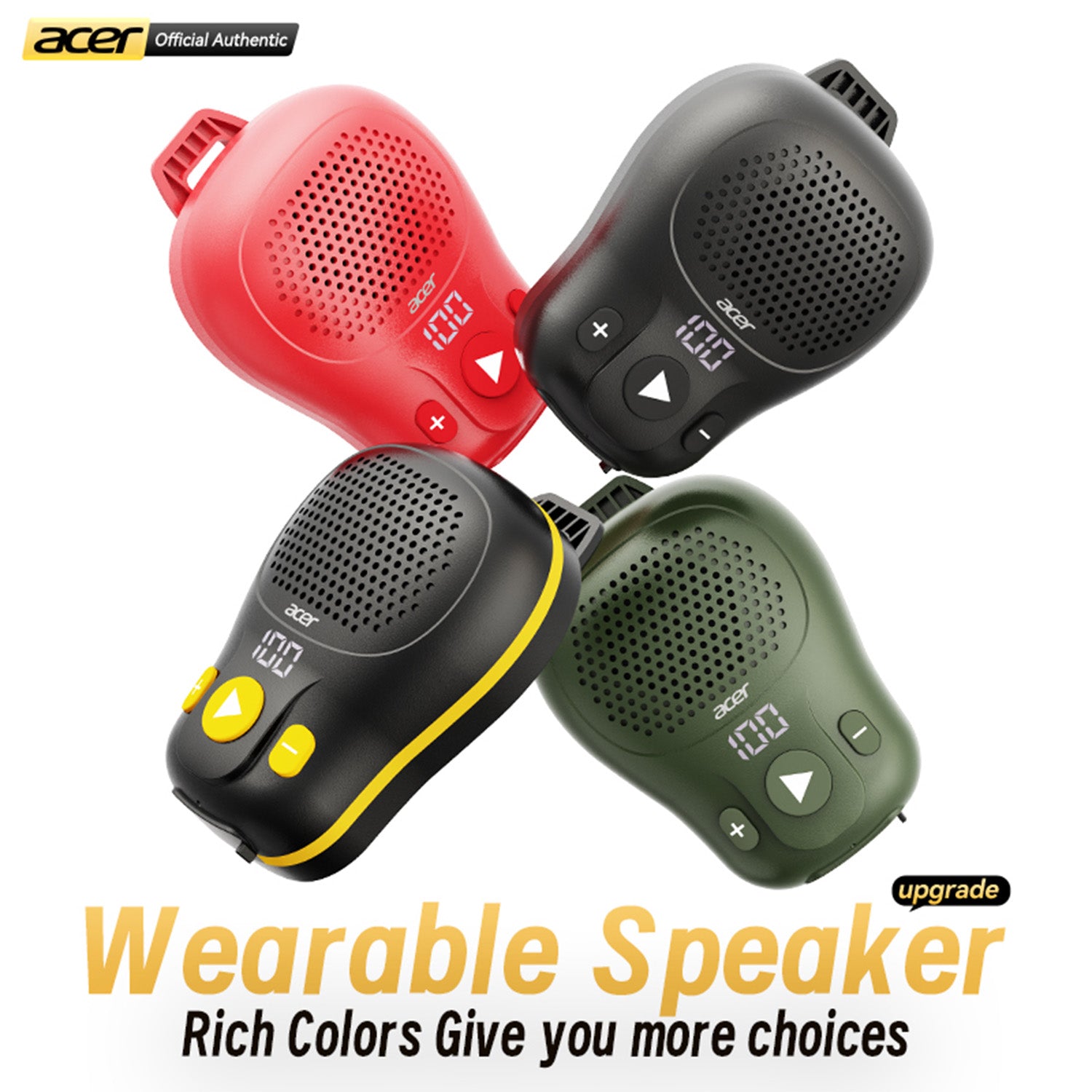 Acer OSK248 Wireless Speakers Small Stature Loud Volume Voice Assistant