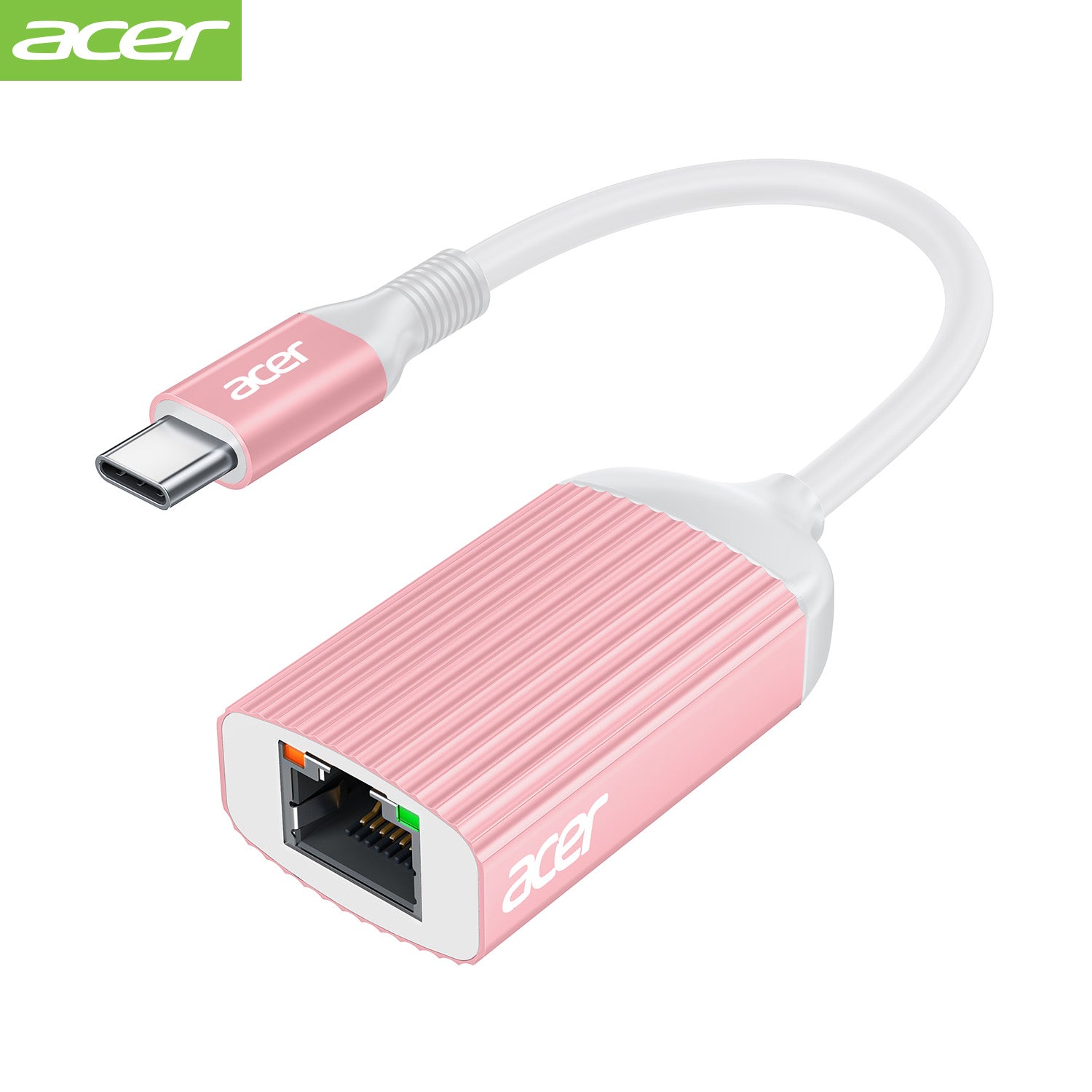 Acer Dock_option ODK440 Acer USB C to Ethernet Adapter, RJ45 to Type C Ethernet Converter(Thunderbolt 3/4 Compatible), 1Gbps Aluminum USB-C LAN Adapter