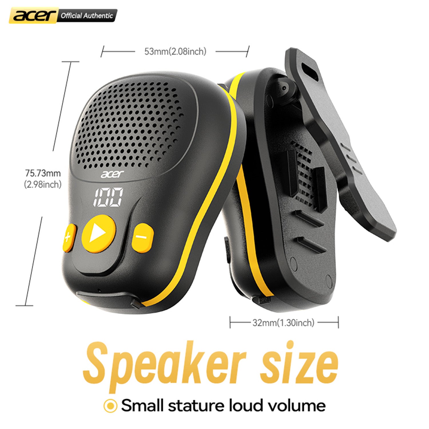 Acer OSK248 Wireless Speakers Small Stature Loud Volume Voice Assistant