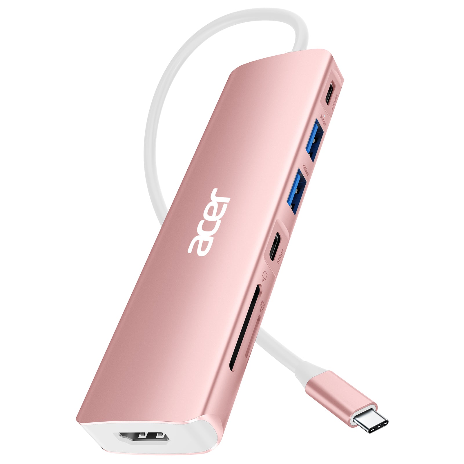 Acer 7-in-1 USB-C Hub  | 4K HDMI, 100W PD, 5Gbps Data, SD/TF Reader