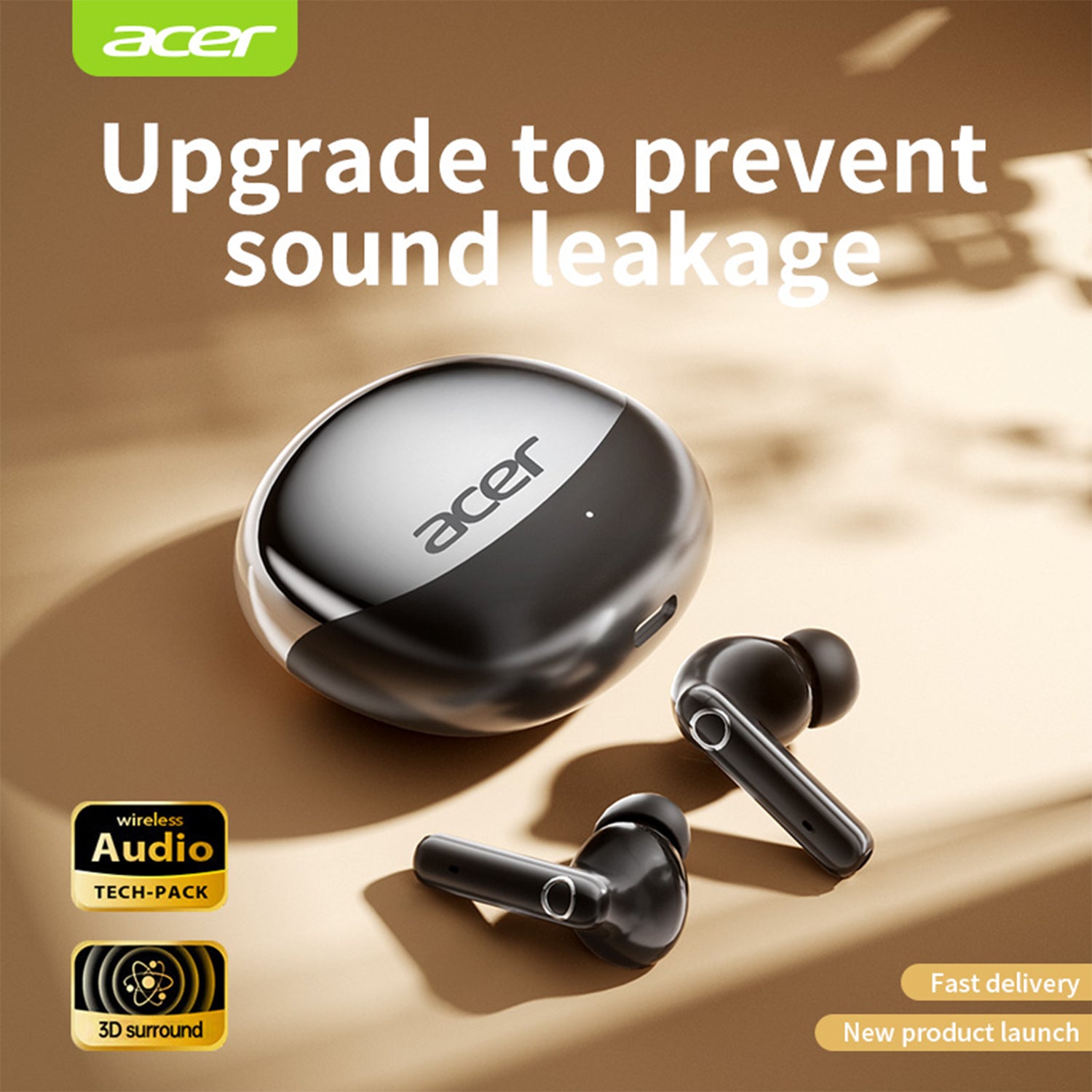 Acer OHR546 Wireless Earbuds HiFi High-definition Stereo Sound Comprehensive Compatibility