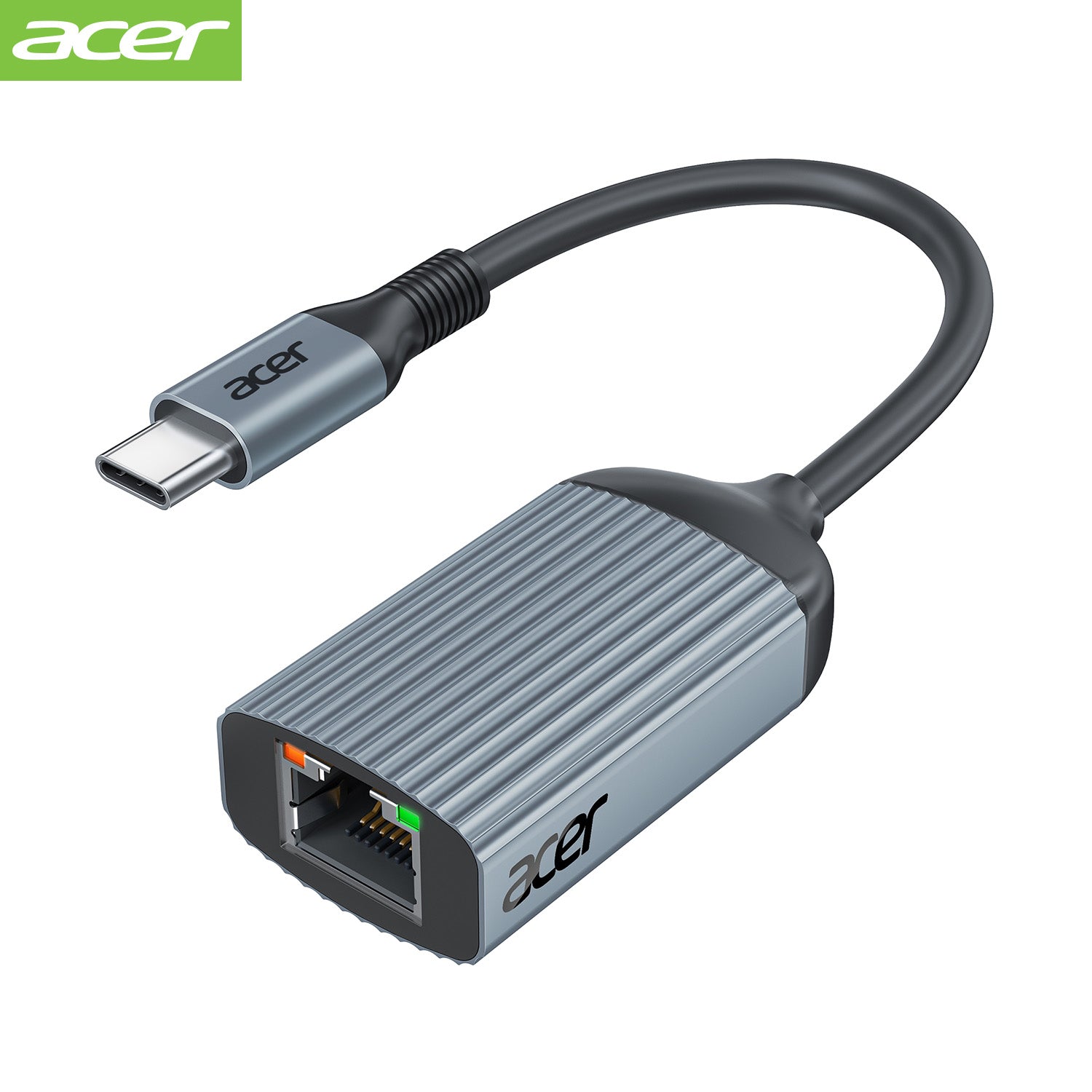Acer Dock_option ODK440 Acer USB C to Ethernet Adapter, RJ45 to Type C Ethernet Converter(Thunderbolt 3/4 Compatible), 1Gbps Aluminum USB-C LAN Adapter