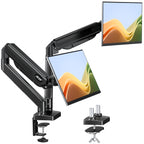 Acer Dual Monitor Arm for 17–32" Monitors | Gas Spring VESA Desk Mount