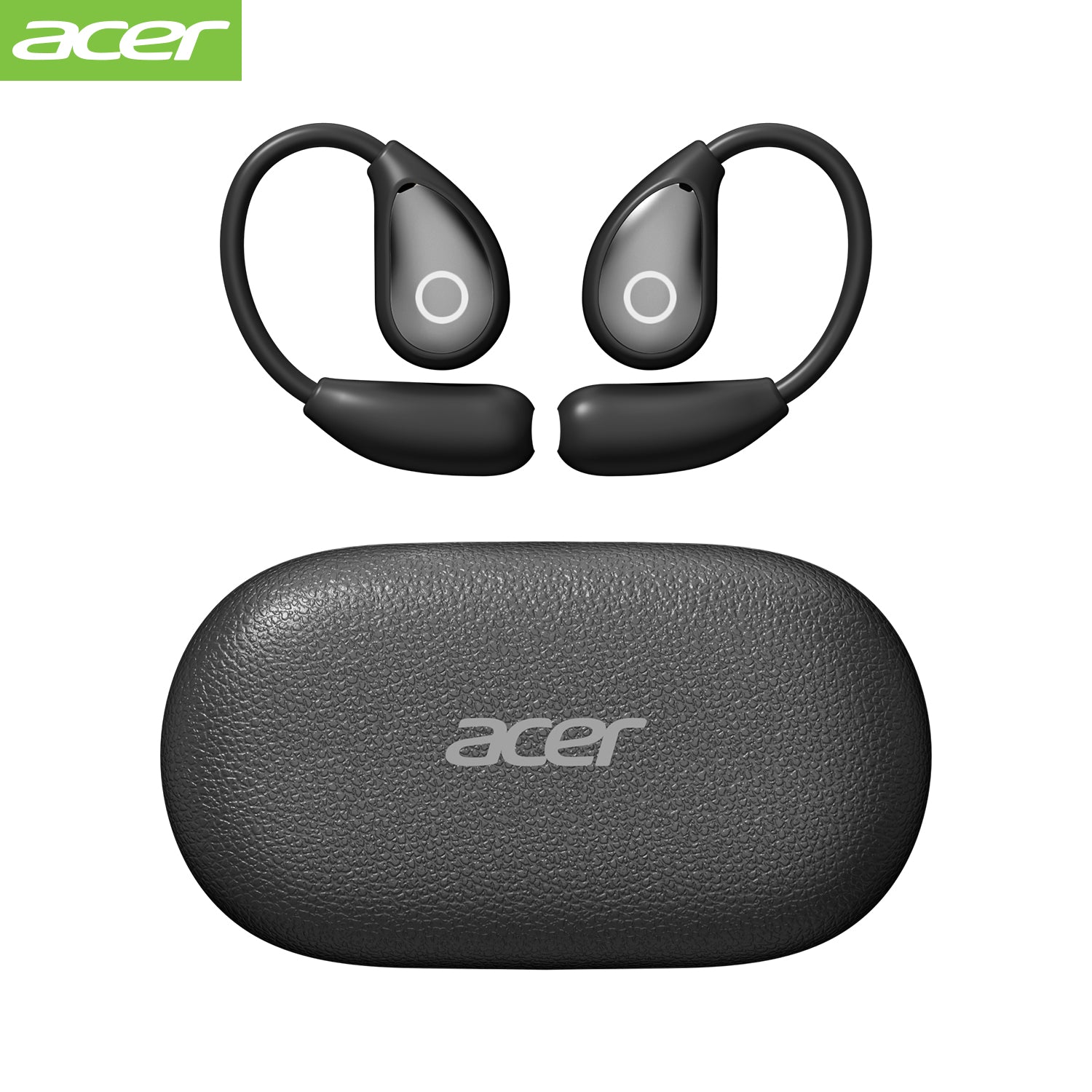 Acer OHR515 Wireless Earbuds Hanging Ear Sports Running Special 2025 New High Sound Quality LED Power Display Leather Texture