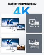 Acer 7-in-1 USB-C Hub | 4K@60Hz HDMI, 5Gbps Data, SD/MicroSD, 100W PD