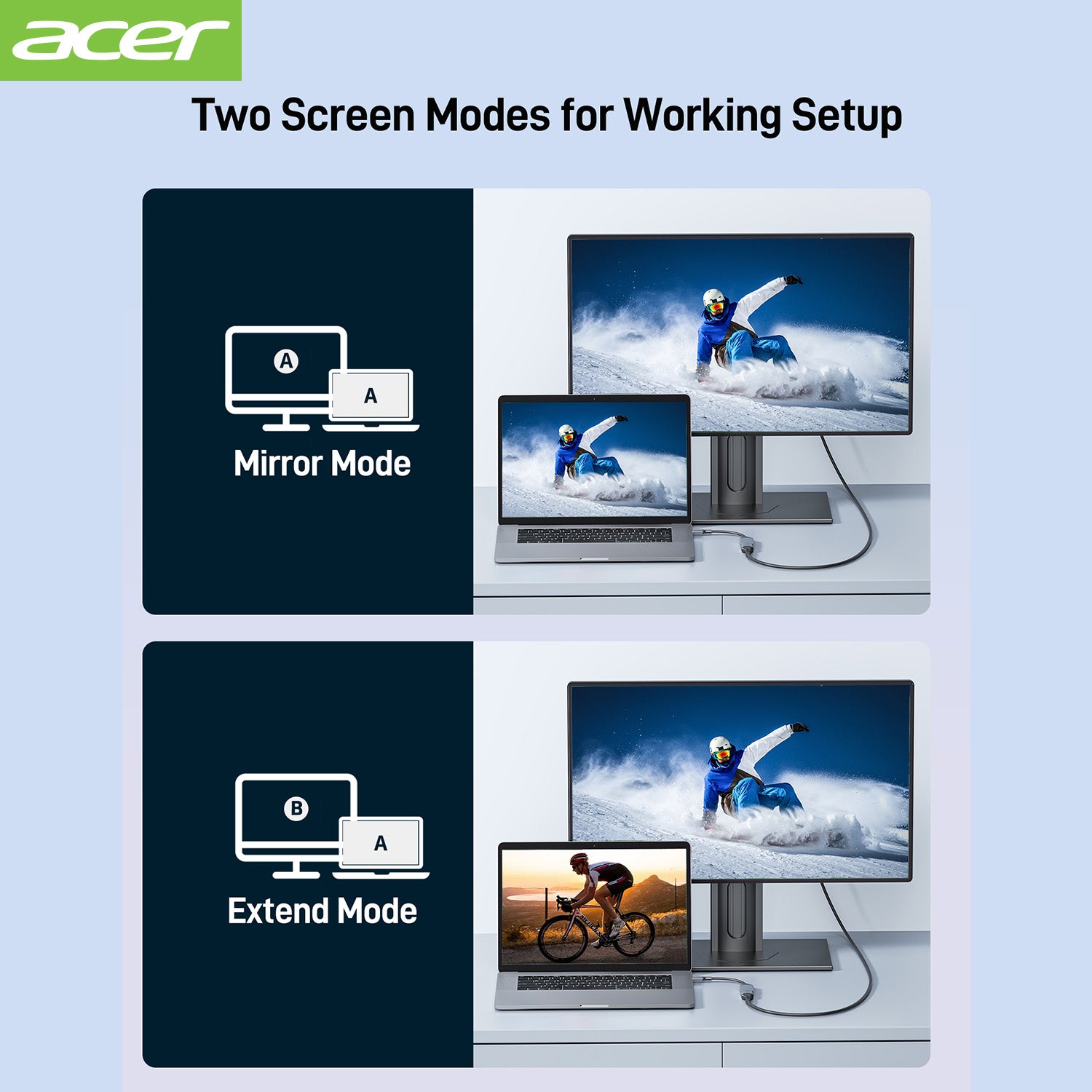 Acer Dock_option ODK410 Acer USB-C to HDMI Adapter 4K@60Hz, 2 Pack (High Speed, Thunderbolt 3/4) Type C to HDMI Converter Compatible with MacBook Pro/Air, iPhone 16 15 Pro/Max, iPad Pro/Air, Surface, Dell XPS, Chromebook