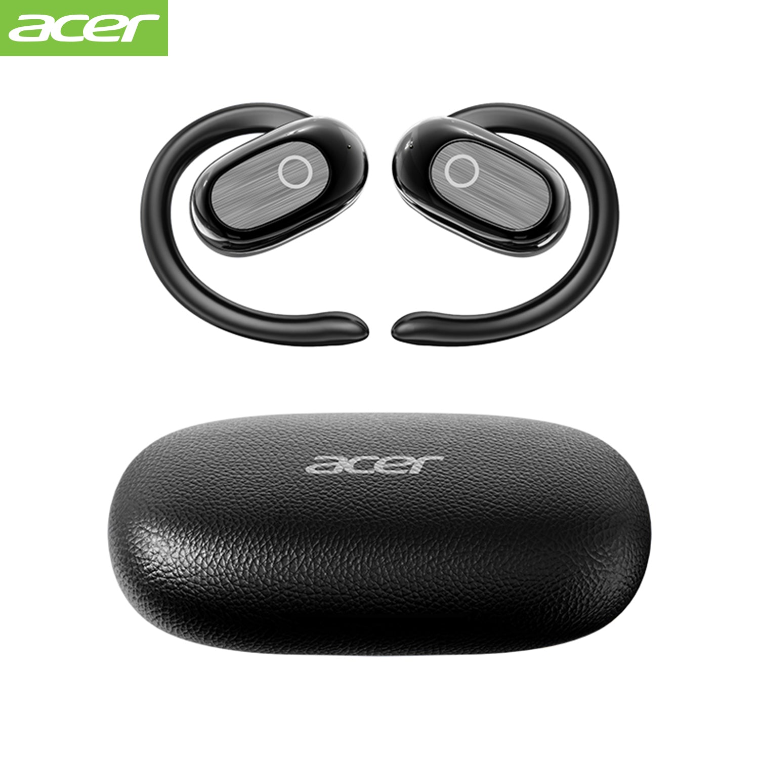 Acer OHR553 Wireless Earbuds 2025 New Clip On Ear Leather And Plating Non-ear Style Without Pain