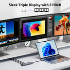 Acer 13-in-1 USB-C Docking Station | Triple HDMI 4K@60Hz, 10Gbps & 100W PD