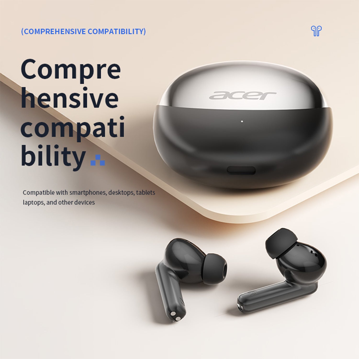 Acer OHR546 Wireless Earbuds HiFi High-definition Stereo Sound Comprehensive Compatibility