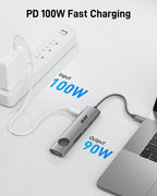 Acer 7-in-1 USB-C Hub | 4K@60Hz HDMI, 5Gbps Data, SD/MicroSD, 100W PD