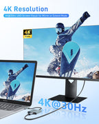 Acer USB-C 3-in-1 Hub | 4K HDMI, 5Gbps USB 3.0, 100W PD