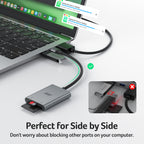 Acer USB-A 3.0 (5Gbps) Dual-Slot Aluminum SD Card Reader