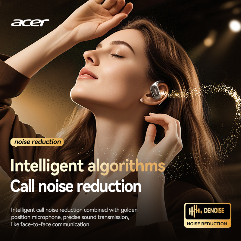 Acer OHR543 Bluetooth Wireless Earbuds Sports Running Gaming Ultra-long Life Long Wear Without Pain