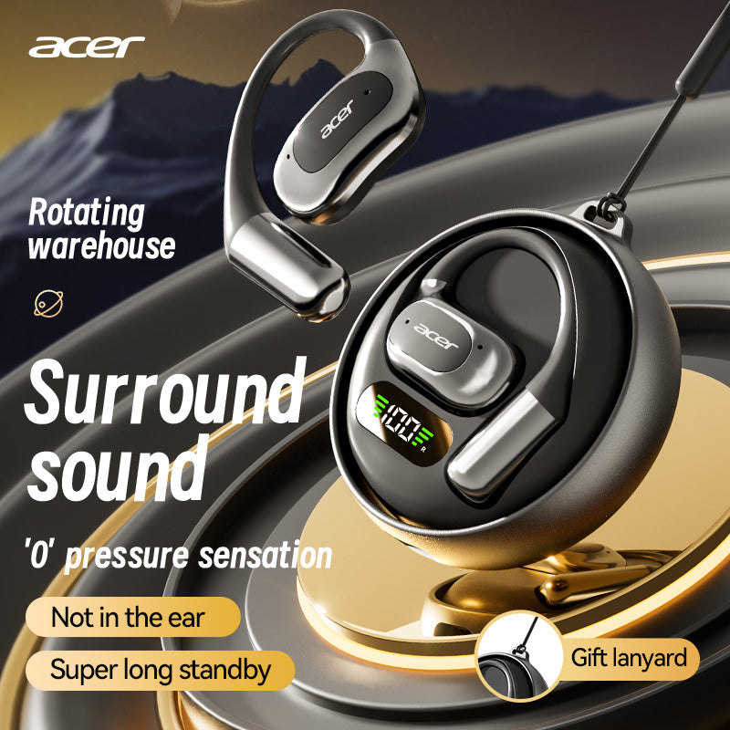 Acer OHR543 Bluetooth Wireless Earbuds Sports Running Gaming Ultra-long Life Long Wear Without Pain