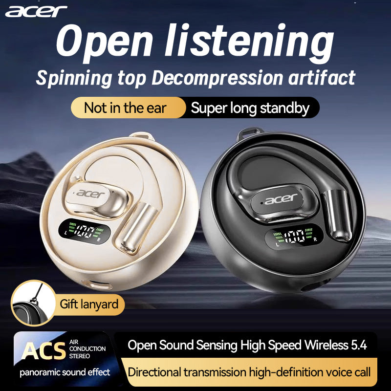 Acer OHR543 Bluetooth Wireless Earbuds Sports Running Gaming Ultra-long Life Long Wear Without Pain