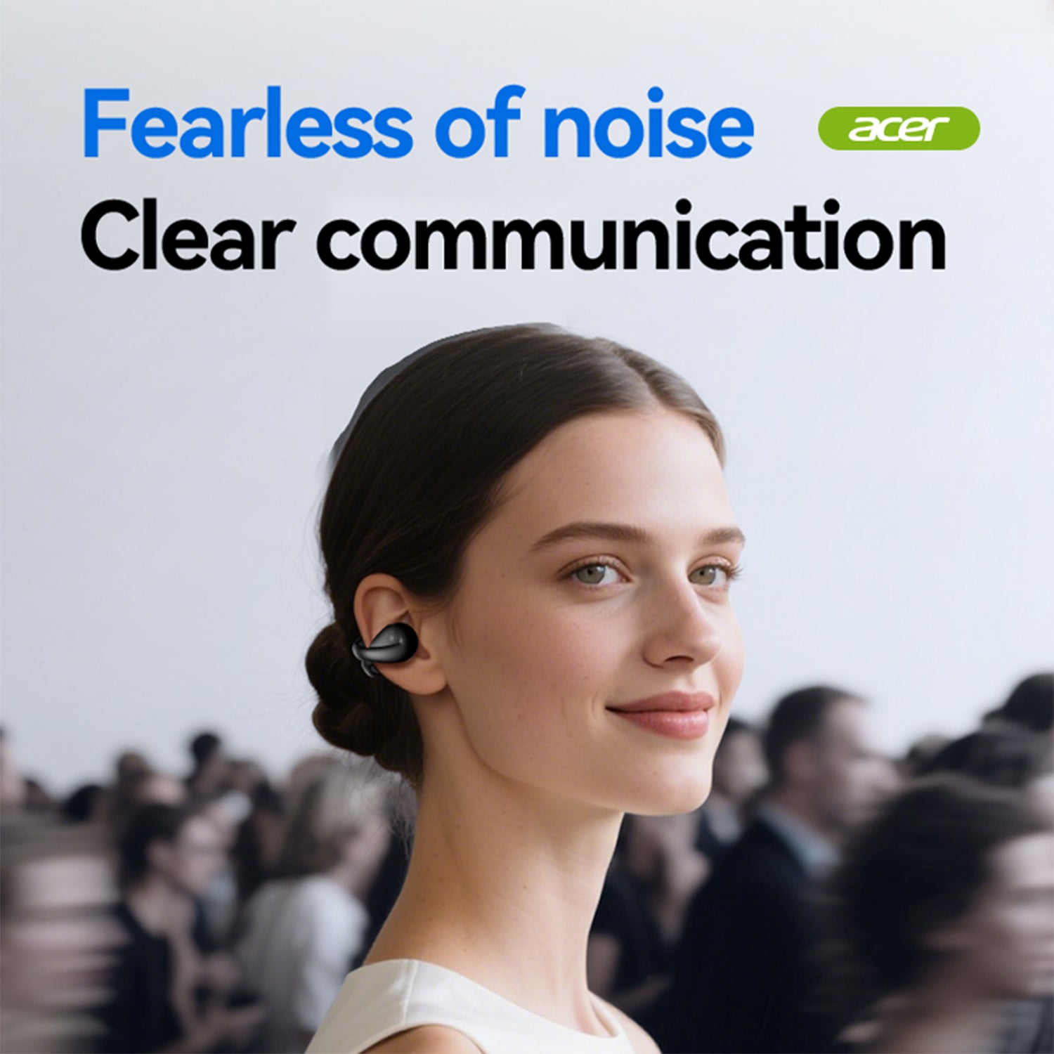 Acer OHR555 Wireless Earbuds 2025 New Clip On Ear Surround Sound High Fdelity Immersive Experience