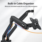 Acer Dual Monitor Arm for 17–32" Monitors | Gas Spring VESA Desk Mount