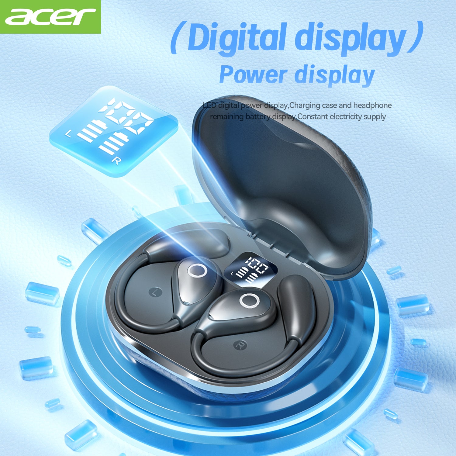 Acer OHR514 Wireless Earbuds Hanging Ear Sports Running Special 2025 New High Sound Quality Long Life Bass HIFI