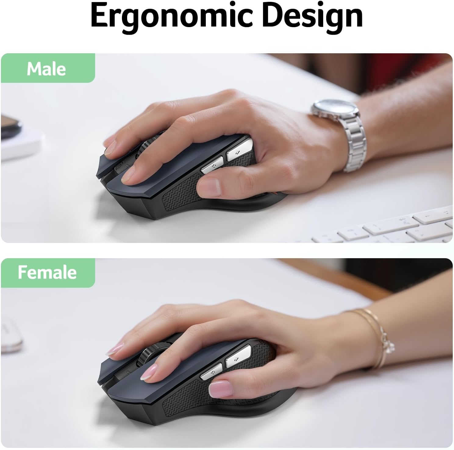 Acer Wireless Mouse for Laptop | 2.4GHz USB Receiver Mouse with Adjustable DPI