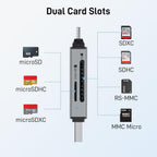 Acer 5Gbps USB-C/USB-A Connector SD Card Reader Dual Slot