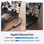 Acer 6 in 1 USBC Hub with Ethernet, 4K@60Hz USBC to HDMI Multiport Adapter