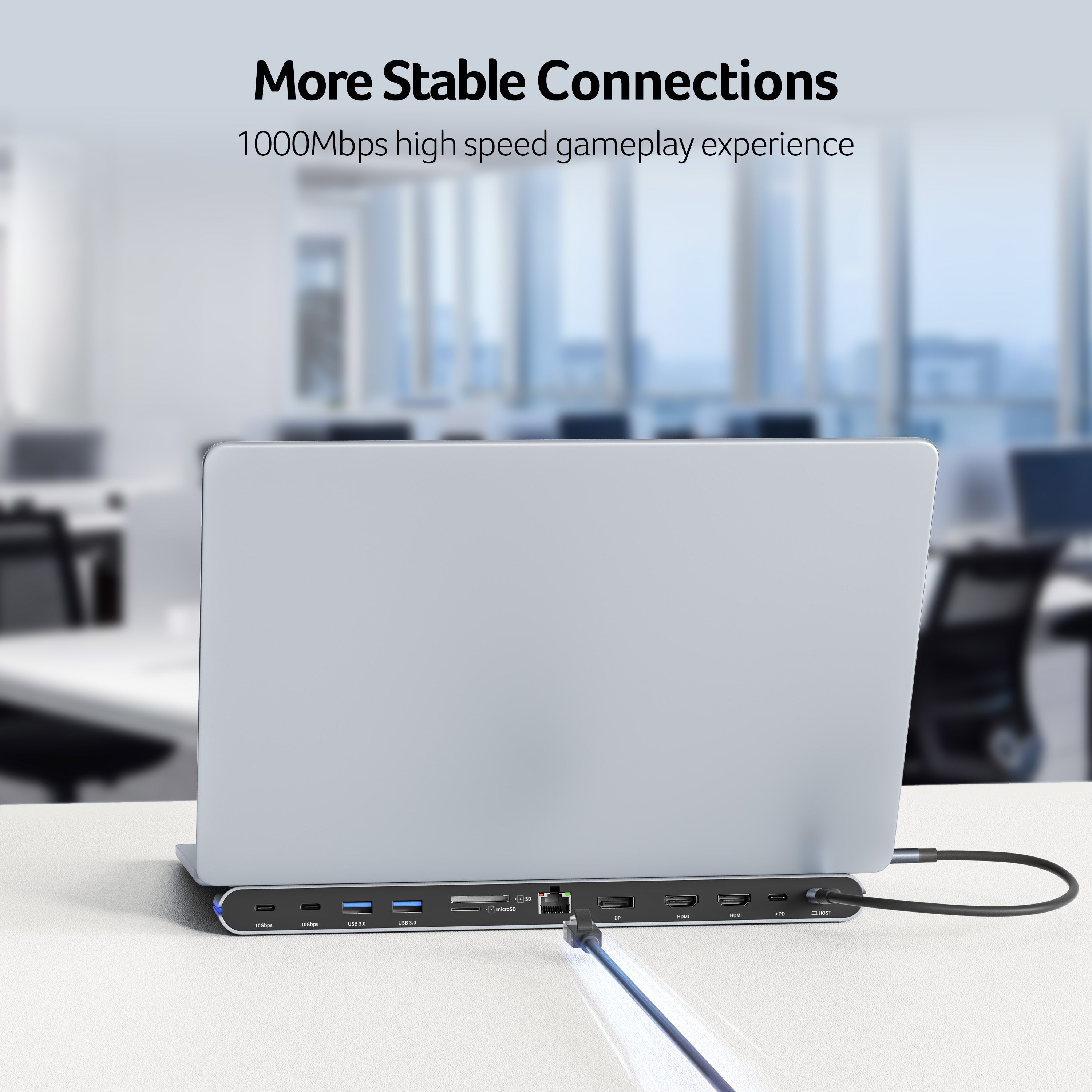 Acer 11-in-1 USB-C Docking Station for 3 Monitors |8K DP, Dual 4K HDMI, Ethernet