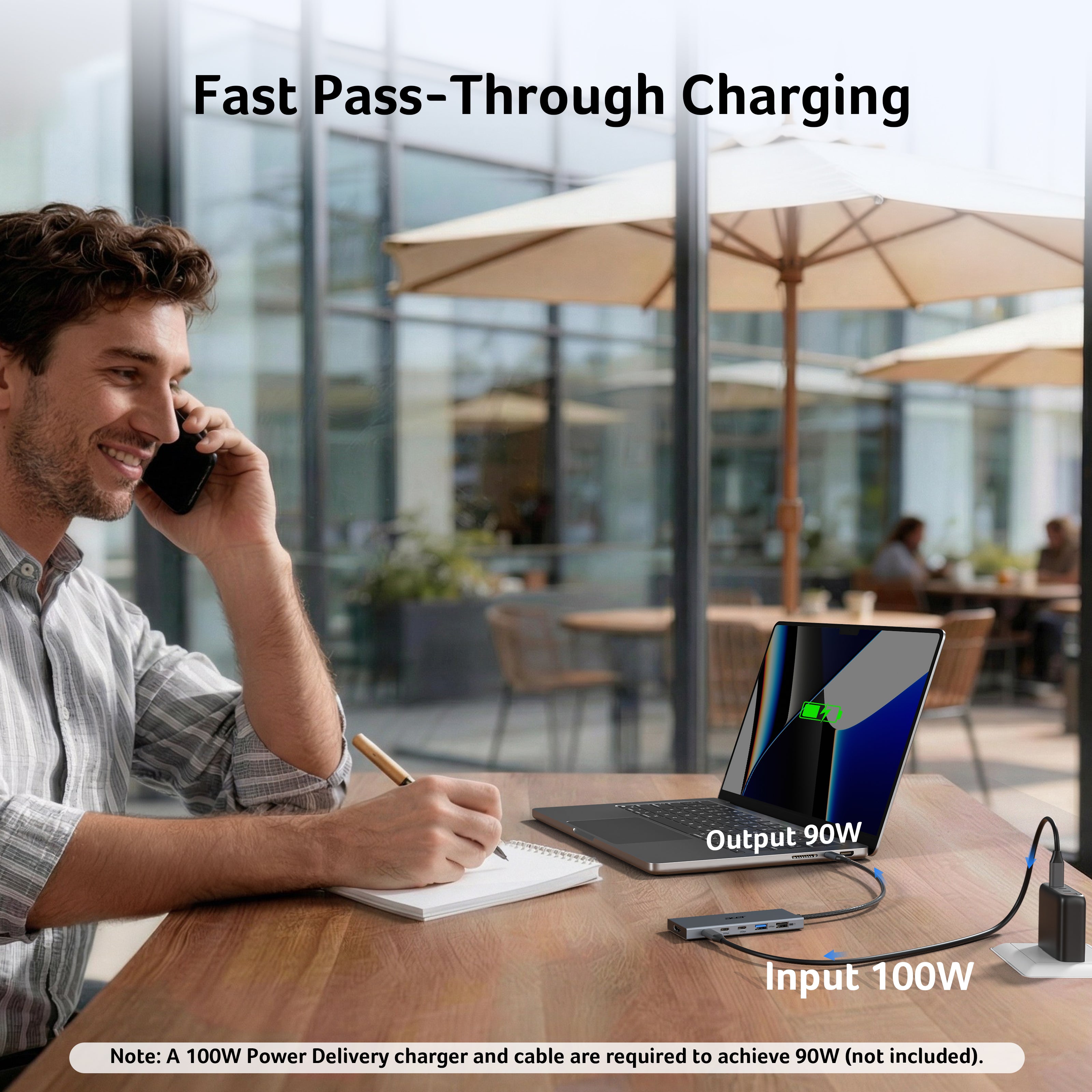 Acer 6-in-1 USB C Hub 10Gbps, USB C to HDMI Adapter 4K@60Hz