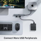 Acer 5-in-1 USB-C Hub | 4K HDMI Adapter with 3 USB-A Ports , 100W PD Charging