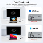 Acer 9-in-1 USB-C Docking Station for Dual Monitors | 4K@60Hz HDMI & 100W PD Charging