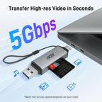 Acer 5Gbps USB-C/USB-A Connector SD Card Reader Dual Slot