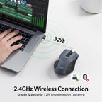 Acer Wireless Mouse for Laptop | 2.4GHz USB Receiver Mouse with Adjustable DPI