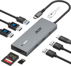 Acer 9-in-1 USB-C Docking Station for Dual Monitors | 4K@60Hz HDMI & 100W PD Charging