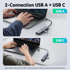 Acer USB 3.0 Ethernet Adapter 1Gbps | 3 USB Ports, Gigabit Network Hub