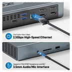 Acer Thunderbolt 4 Dock, 16 in 1 DisplayLink Docking Station 4 Monitor