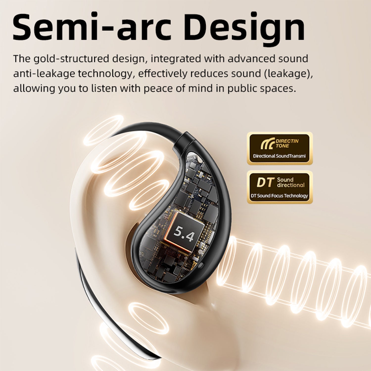 Acer OHR542 Wireless Earbuds 2025 New Clip On Ear Sports Running Long Life Open Sound Quality Surround Sound