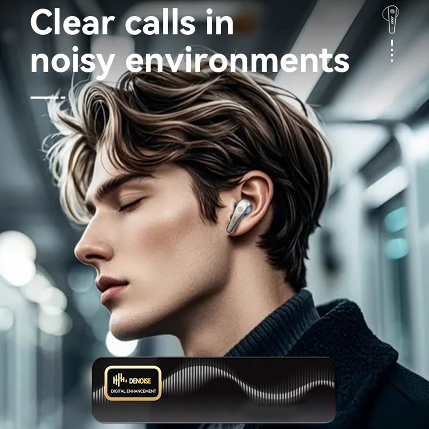 Acer OHR554 Wireless Earbuds HiFi High-definition Stereo Sound Extra Large Dynamic Circle